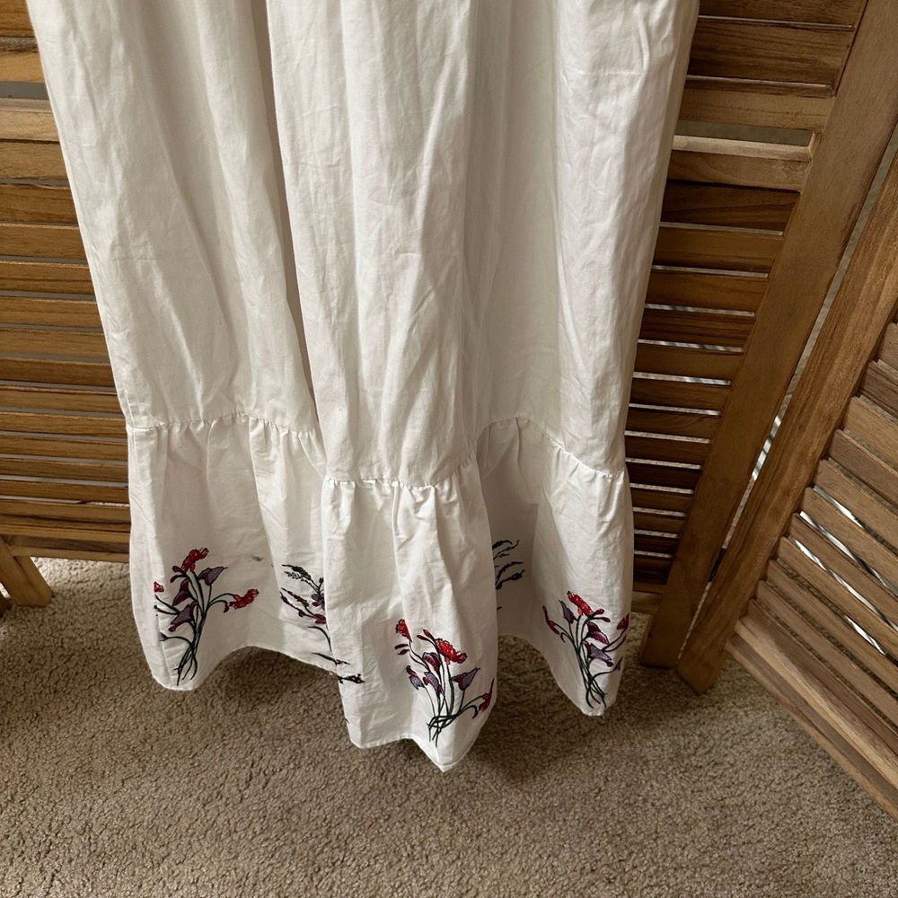 Hutch Floral Embroidered Tiered Jumpsuit size Small - Picture 10 of 11